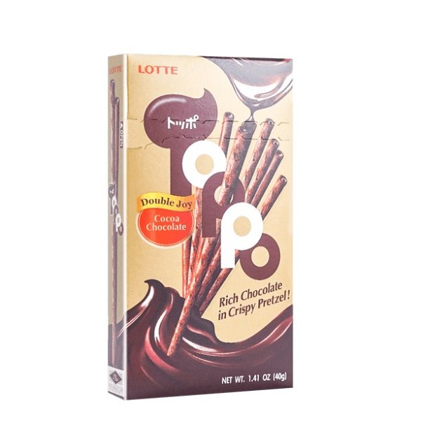 LOTTE Japan Toppo Cocoa Biscuits Sticks 40g