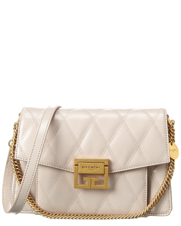 GV3 Small Diamond Quilted Leather Shoulder Bag