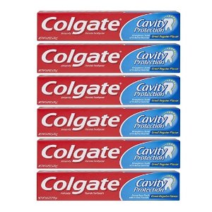 Colgate Cavity Protection Toothpaste with Fluoride - 6 ounce (6 Pack)