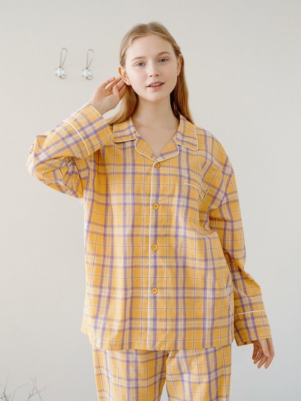 Julie Pajama Set - Yellow