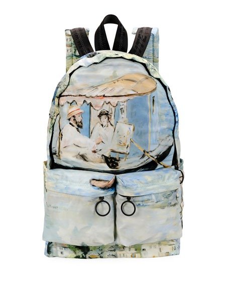 Men's Impressionist Lake Backpack