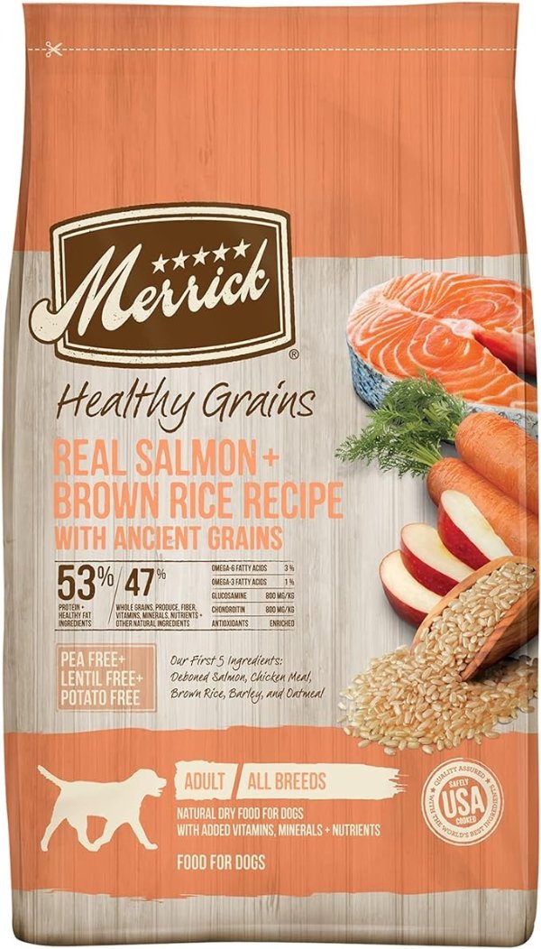 Classic Healthy Grains Dry Dog Food with Real Meat 25 Pound (Pack of 1)