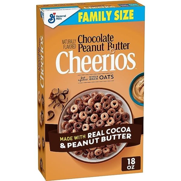 Chocolate Peanut ButterBreakfast Cereal, 18 oz