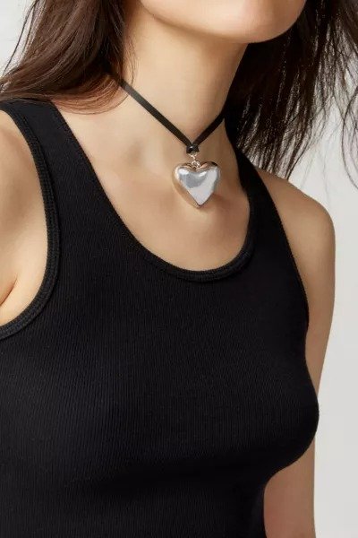Valentina Corded Heart Necklace