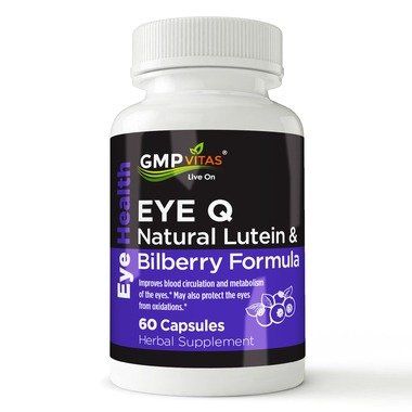 Eye Q Natural Lutein & Bilberry Formula (60 Capsules)