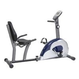 Body Max Magnetic Recumbent Bike with LCD Console