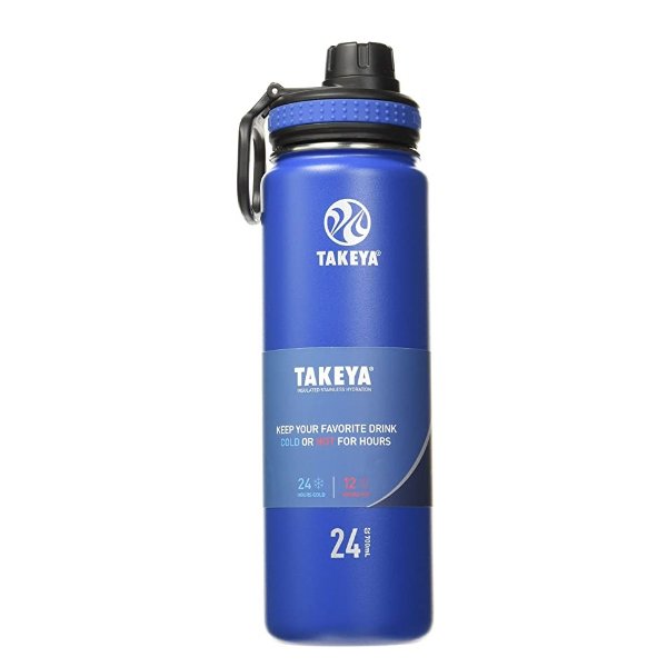 Originals Vacuum-Insulated Stainless-Steel Water Bottle, 24oz, Navy
