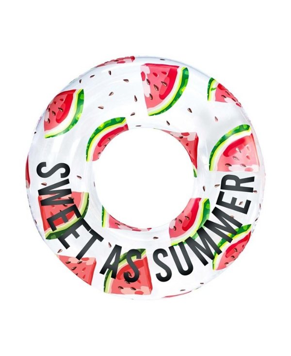 Large Watermelon 'Sweet As Summer' Pool Tube, 42"