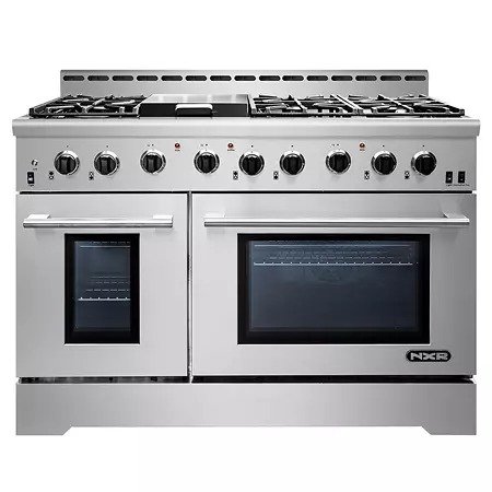 NXR Stainless Steel 48" Gas Range with LED - Sam's Club