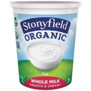 有机原味全脂酸奶, 32 oz