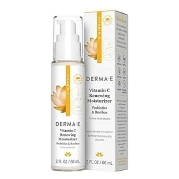 -E Vitamin C Renewing Moisturizer – Brightening and Hydrating Facial Skin Renewing Cream – Anti-Aging Facial Moisturizer and Day Cream, 2 oz