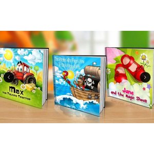 One Personalized Softcover or Hardcover Children's Book Voucher