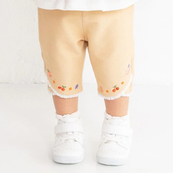 Flower Lacey Stretch Demin shorts