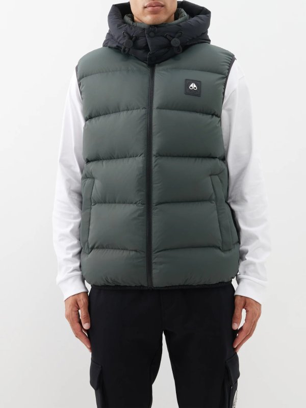 Sycamore quilted down gilet