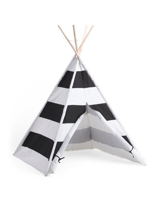 Kids Tepee With Wooden Poles