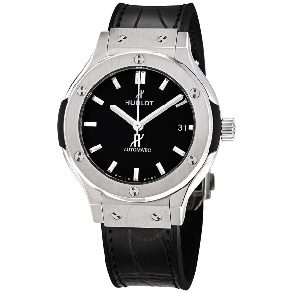 Classic Fusion Automatic Blue Sunray Dial Titanium 38mm Men's Watch 565.NX.7170.LR