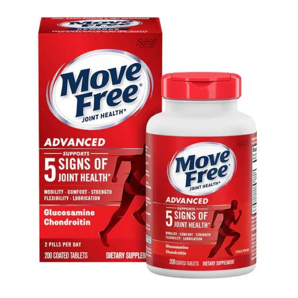 Move Free Advanced Joint Supplement, 200 Tablets