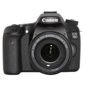 Canon EOS 70D DSLR Camera w/18-135mm Lens
