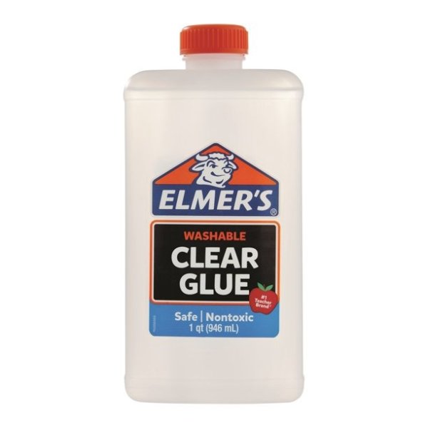 Liquid School Glue, Clear, Washable, 32 oz.