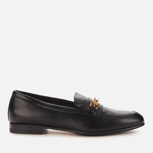 Women's Marsy Leather Loafers - Black