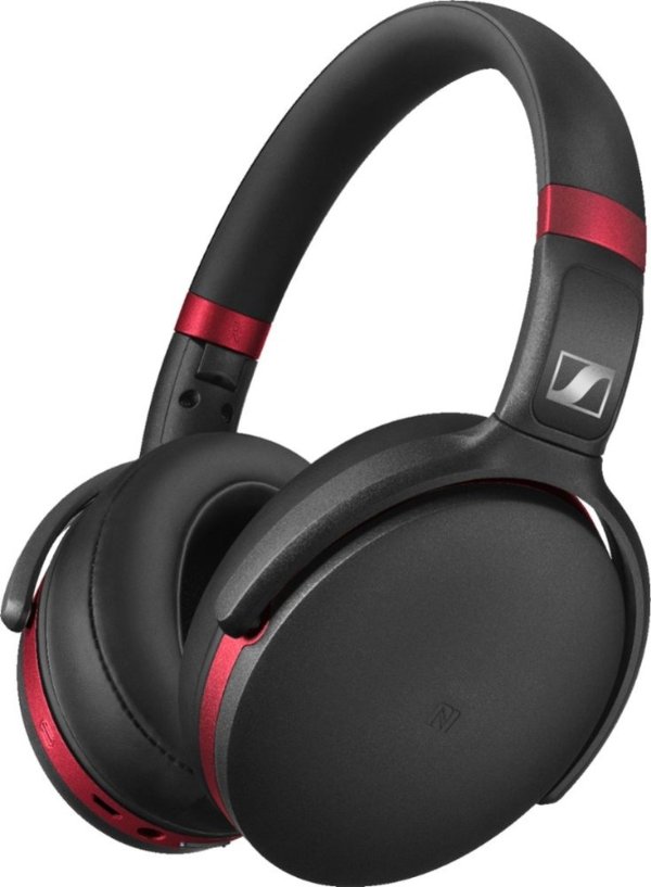 Sennheiser HD 4.50 Wireless Noise Canceling Over-the-Ear Headphones - Black/Red