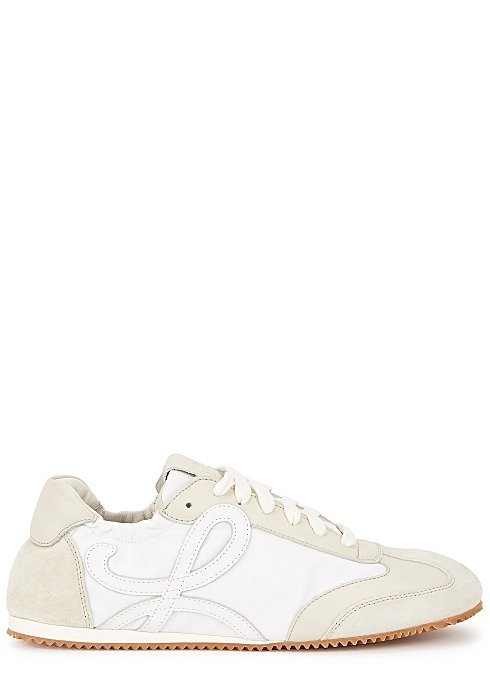 Ballet Runner white leather sneakers