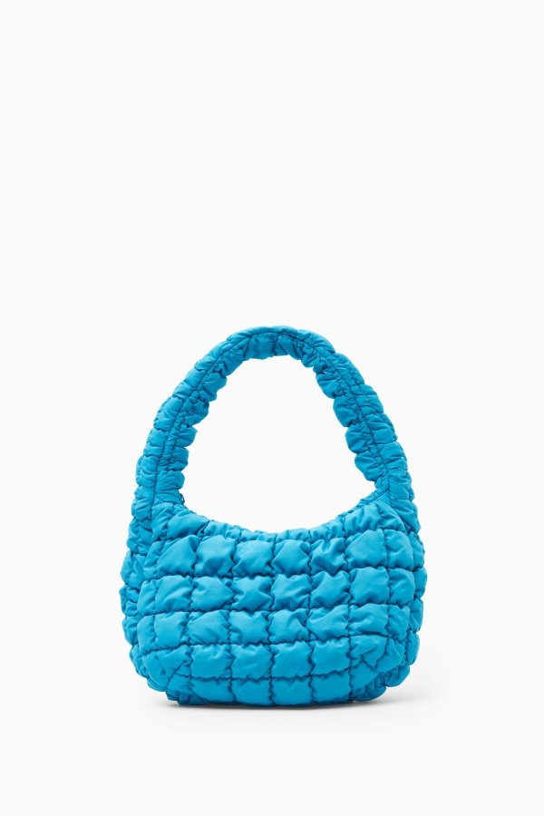 QUILTED MINI BAG - BRIGHT TURQUOISE - Bags - COS