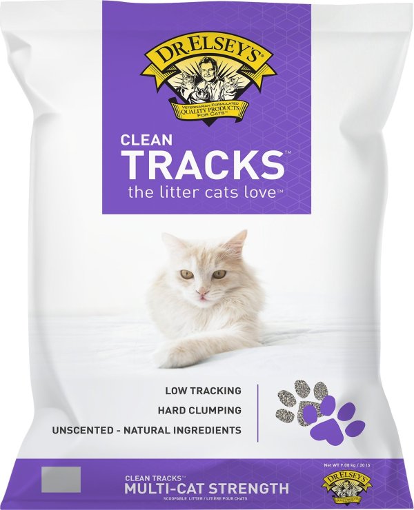 DR. ELSEY'S Multi-Cat Unscented Clumping Clay Cat Litter, 20-lb bag - Chewy.com