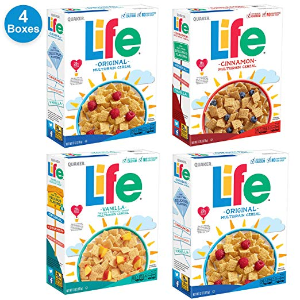 Quaker Life Breakfast Cereal Variety Pack, 52 Ounce