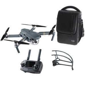 DJI Mavic Pro Bundle (Drone, Bag, Props protector, Controller)