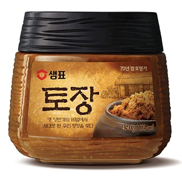 Premium Soybean Paste, Doenjang, Tojang (15.87 oz, 450g)