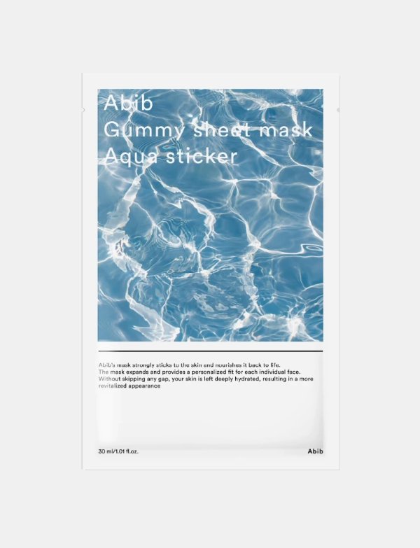 Aqua Sticker Gummy Sheet Mask