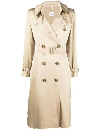 Kensington silk trench coat | Burberry | Eraldo.com