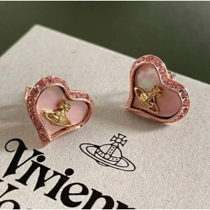 Rose Gold & Pink Petra Earrings