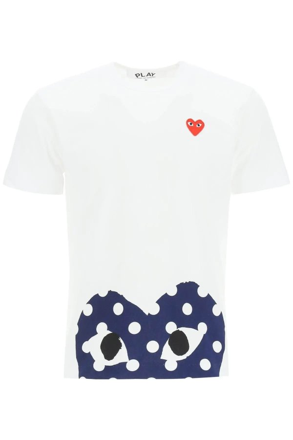 heart polka dot t-shirt