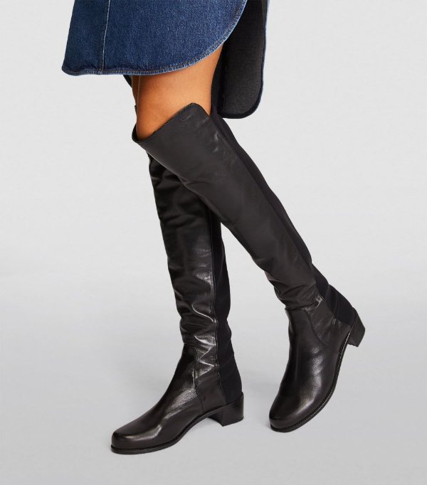 Leather Reserve Over-The-Knee Boots 40