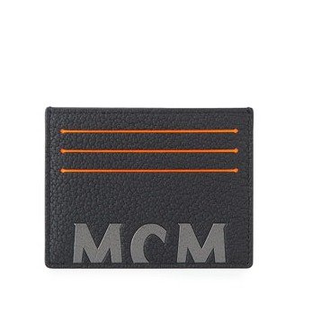 Men's Big Logo Leather Card Case