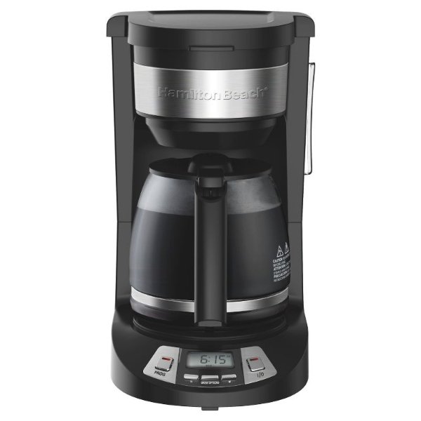 12 Cup Programmable Coffee Maker - Black 46290