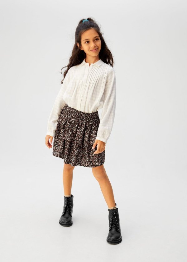 Ruffle flower print skirt - Girls | OUTLET USA