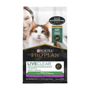 Pro Plan LIVECLEAR Adult Indoor Turkey & Rice Formula Dry Cat Food | 1800PetMeds