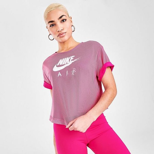 Women's Nike Sportswear Air Mesh Short-Sleeve Top