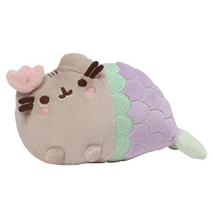 Gund Pusheen Shell Mermaid Stuffed Cat Plush, 7"