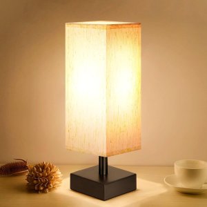 aooshine Small Table Lamp for Bedroom