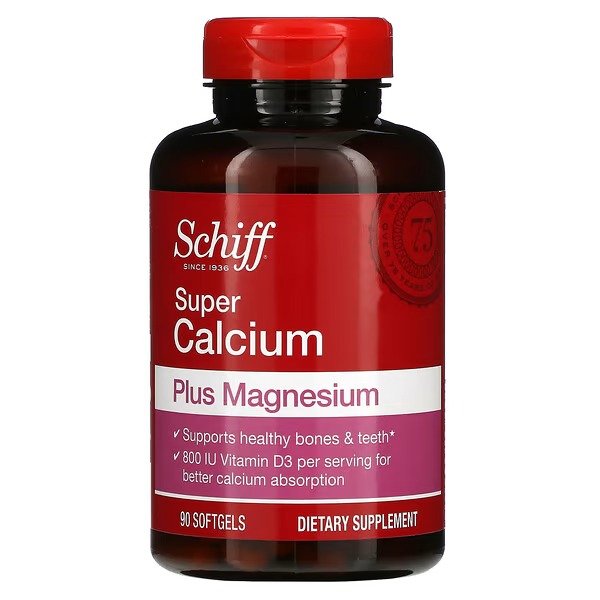 Super Calcium Plus Magnesium, 90 Softgels