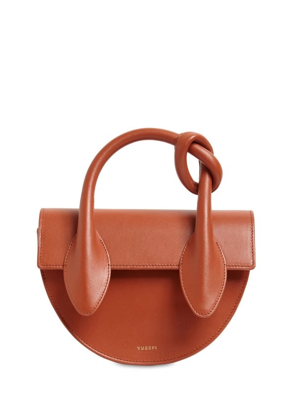 DOLORES LEATHER TOP HANDLE BAG