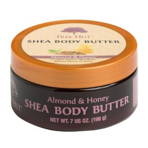 Tree Hut Shea Body Butter, Almond & Honey, 7-Ounce (Pack of 3)