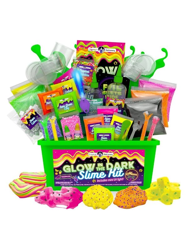 Neon Glow-In-The-Dark Slime Kit