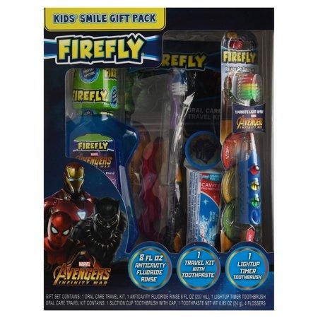 Avengers Infinity War Kids Toothbrushes, Toothpaste and Mouthwash Oral Care Holiday Gift Set