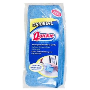 Quickie Microfiber Towels, 24-Pack, Blue