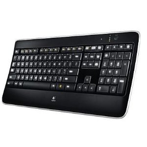 Logitech K800 Full-Size Wireless Illuminated Slim Keyboard